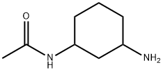 N-(3-aminocyclohexyl)acetamide 구조식 이미지