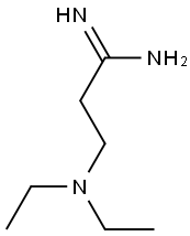 3-(diethylamino)propanamidine Structure