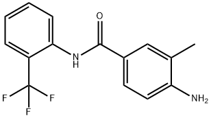 4-amino-3-methyl-N-[2-(trifluoromethyl)phenyl]benzamide Structure