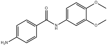 4-amino-N-(3,4-dimethoxyphenyl)benzamide Structure