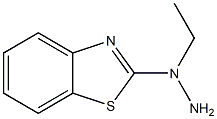 1-(1-(benzo[d]thiazol-2-yl)ethyl)hydrazine 구조식 이미지