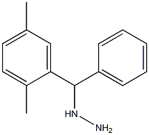 1-[(2,5-dimethylphenyl)(phenyl)methyl]hydrazine 구조식 이미지