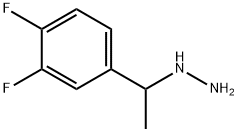 1-(1-(3,4-difluorophenyl)ethyl)hydrazine Structure