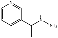 1-(1-(pyridin-3-yl)ethyl)hydrazine Structure