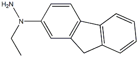 1-(1-(9H-fluoren-2-yl)ethyl)hydrazine 구조식 이미지