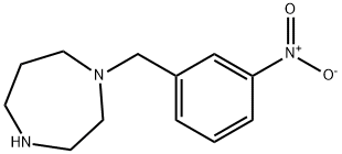 1-[(3-nitrophenyl)methyl]-1,4-diazepane Structure