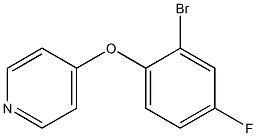 4-(2-bromo-4-fluorophenoxy)pyridine 구조식 이미지