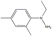 1-[1-(2,4-dimethylphenyl)ethyl]hydrazine 구조식 이미지