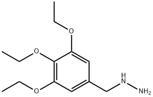 1-[(3,4,5-triethoxyphenyl)methyl]hydrazine Structure