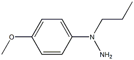 1-(1-(4-methoxyphenyl)propyl)hydrazine Structure