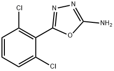 5-(2,6-dichlorophenyl)-1,3,4-oxadiazol-2-amine 구조식 이미지