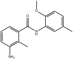 3-amino-N-(2-methoxy-5-methylphenyl)-2-methylbenzamide 구조식 이미지