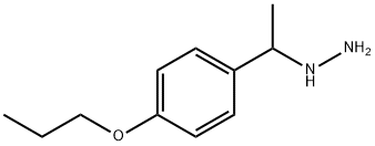 1-[1-(4-propoxyphenyl)ethyl]hydrazine 구조식 이미지