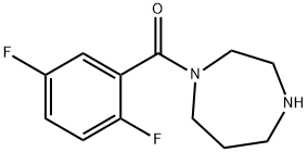 1-(2,5-difluorobenzoyl)-1,4-diazepane Structure