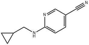 6-[(cyclopropylmethyl)amino]nicotinonitrile Structure