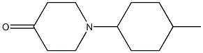 1-(4-methylcyclohexyl)piperidin-4-one 구조식 이미지
