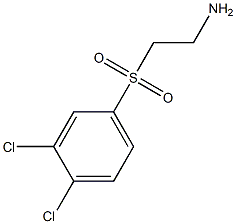 ETHANAMINE,2-[(3,4-DICHLOROPHENYL)SULFONYL]- Structure