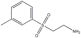 ETHANAMINE,2-[(3-METHYLPHENYL)SULFONYL]- Structure