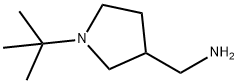 1-(1-tert-butylpyrrolidin-3-yl)methanamine(SALTDATA: 1.9HCl 0.02(C6H5)3PO) 구조식 이미지
