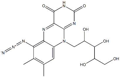 6-azidoriboflavin Structure