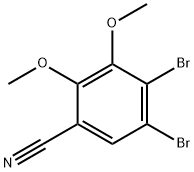 4,5-DIBROMO-2,3-DIMETHOXY-BENZONITRILE Structure