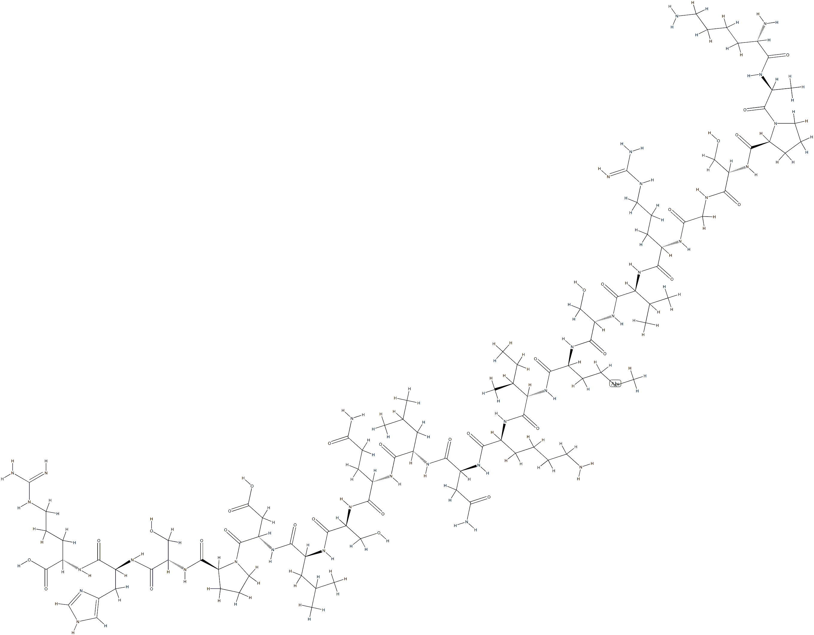 cholecystokinin 21 Structure