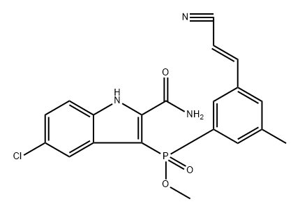 Fosdevirine 구조식 이미지