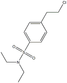 4-(2-CHLOROETHYL)-N,N-DIETHYL-BENZENESULFONAMIDE Structure