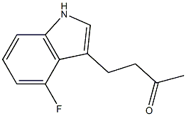 2-BUTANONE,4-(4-FLUORO-1H-INDOL-3-YL)- 구조식 이미지