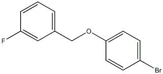 1-bromo-4-[(3-fluorophenyl)methoxy]benzene 구조식 이미지