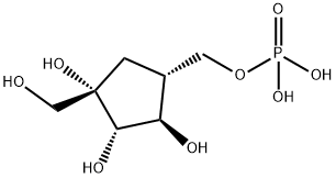 5-carbafructofuranose 6-phosphate 구조식 이미지