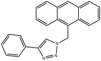 1-(9-ANTHRACENYLMETHYL)-4-PHENYL-1H-[1,2,3]TRIAZOLE Structure