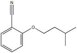 2-(3-methylbutoxy)benzonitrile Structure