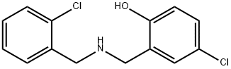 4-chloro-2-({[(2-chlorophenyl)methyl]amino}methyl)phenol Structure