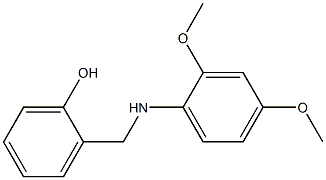 2-{[(2,4-dimethoxyphenyl)amino]methyl}phenol Structure