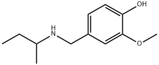 4-[(butan-2-ylamino)methyl]-2-methoxyphenol Structure
