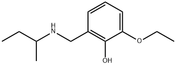 2-[(butan-2-ylamino)methyl]-6-ethoxyphenol 구조식 이미지