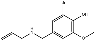 2-bromo-6-methoxy-4-[(prop-2-en-1-ylamino)methyl]phenol Structure