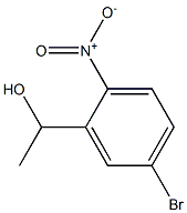 1-(5-Bromo-2-nitro-phenyl)-ethanol 구조식 이미지