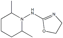 2,6-Dimethyl-1-(2-oxazolin-2-ylamino)piperidine Structure