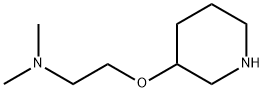 dimethyl[2-(piperidin-3-yloxy)ethyl]amine 구조식 이미지