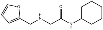 N-cyclohexyl-2-[(furan-2-ylmethyl)amino]acetamide Structure