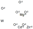 Cadmium oxide, solid soln. with magnesium oxide,  tungsten oxide and zinc oxide 구조식 이미지