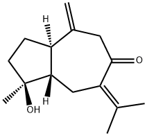 (1S)-7-Isopropylidene-1,2,3,3aα,4,5,6,7,8,8aβ-decahydro-1β-hydroxy-1-methyl-4-methyleneazulen-6-one Structure