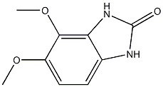2-벤즈이미다졸리논,4,5-디메톡시-(6CI) 구조식 이미지