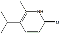 2(1H)-Pyridone,5-isopropyl-6-methyl-(6CI) 구조식 이미지