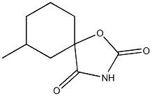 1-Oxa-3-azaspiro[4.5]decane-2,4-dione,7-methyl-(6CI) Structure