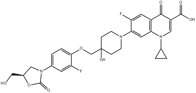 Cadazolid Structure