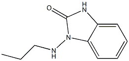 2H-Benzimidazol-2-one,1,3-dihydro-1-(propylamino)-(9CI) 구조식 이미지