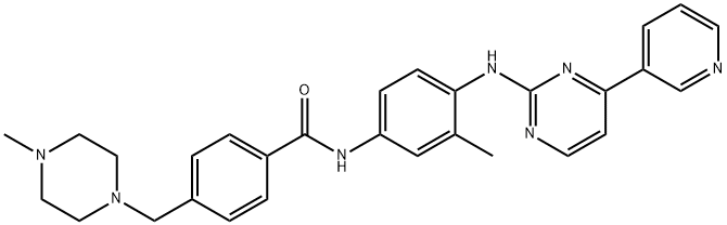 IMatinib Para-diaMinoMethylbenzene 구조식 이미지